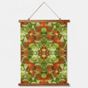 Tapisserie Suspendue Jardin Cherry Tomates Nature Abstraite