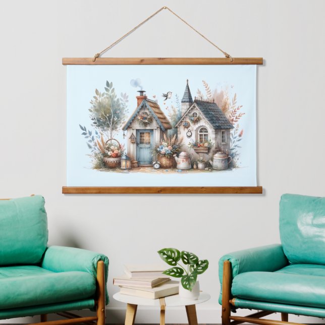 Tapisserie Suspendue Jardin de chalet Whimsical (Salon)
