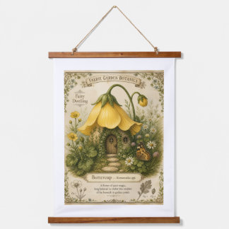 Tapisserie Suspendue Jardin de Fée Botanica Résidence de Fée Bouton d'O