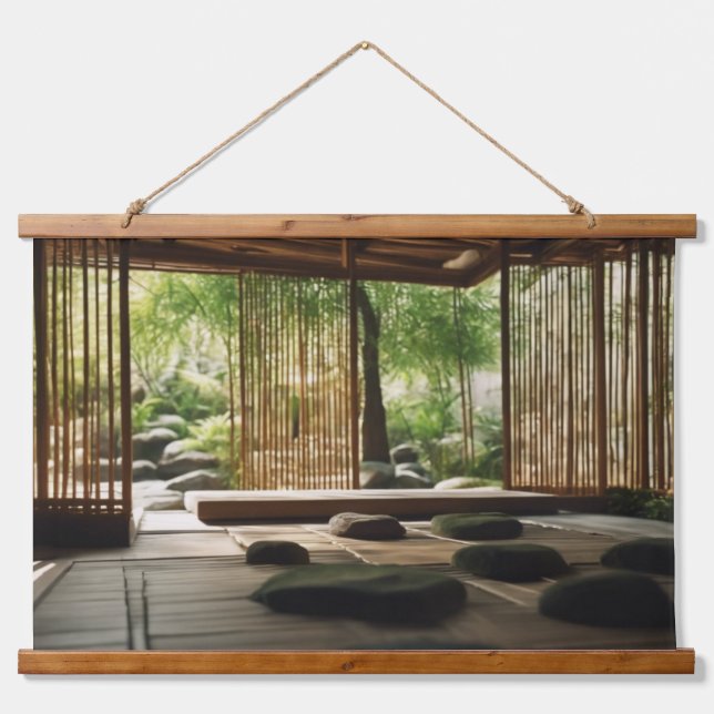 Tapisserie Suspendue Jardin zen (Devant)