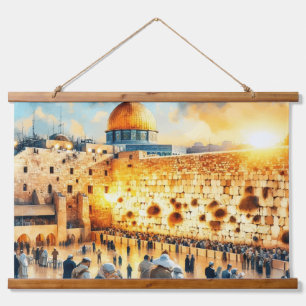 Tapisserie Suspendue Jérusalem du mur occidental
