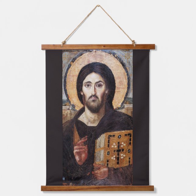 Tapisserie Suspendue Jésus Christ Pantocrate l Icône orthodoxe (Recto)