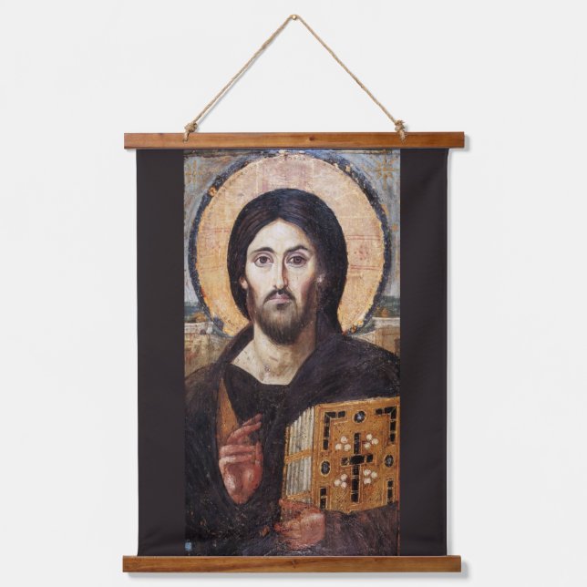 Tapisserie Suspendue Jésus Christ Pantokrator l Orthodoxe (Recto)