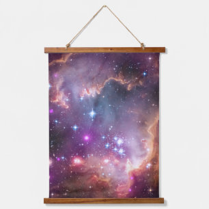 Tapisserie Suspendue Jeunes Étoiles Dans Le Petit Nuage Magellanique.