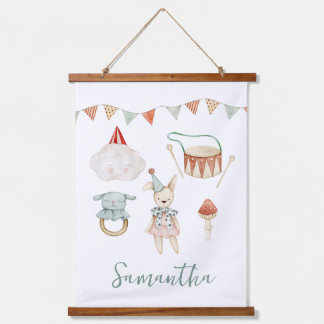 Tapisserie Suspendue Jouets de champignons de bois Salle d'enfants pers