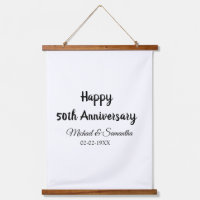 Joyeux 50e anniversaire ajouter nom du couple date