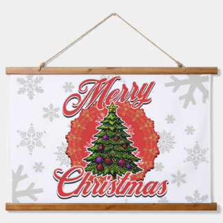Tapisserie Suspendue Joyeux Mur de Noël
