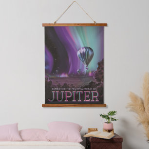 Tapisserie Suspendue Jupiter Travel by Hot Air Balloon Bighty Aurora