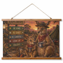 Kangourou et Joey Explorateurs de l'Arrière-Pays