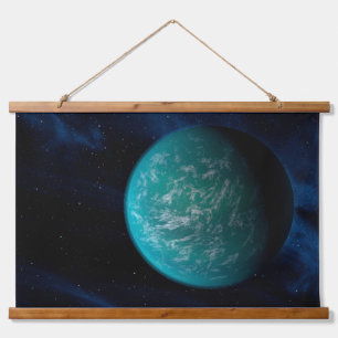 Tapisserie Suspendue Kepler 22b, Une planète extra-solaire.