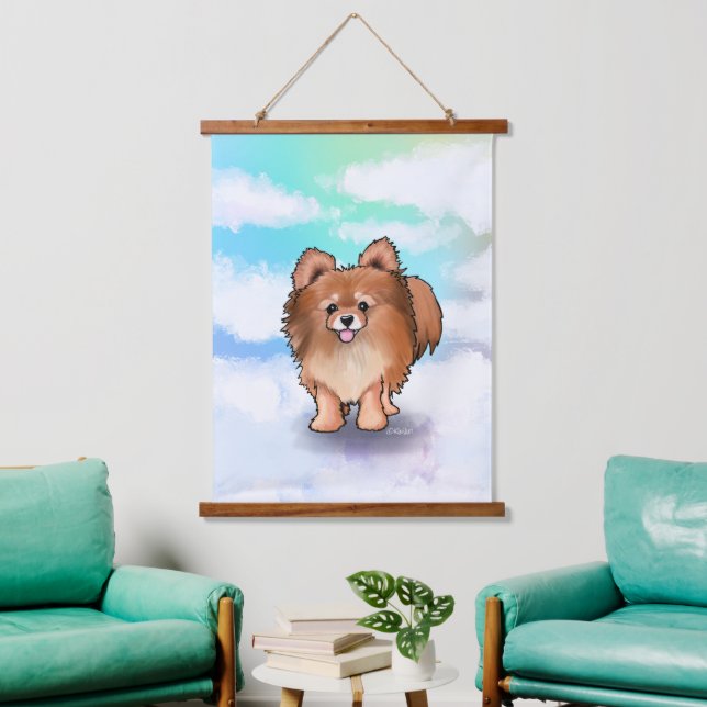 Tapisserie Suspendue KiniArt Pomeranian (Salon)