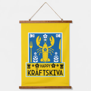 Tapisserie Suspendue Kräftskiva - Parti suédois de l'écrevisse