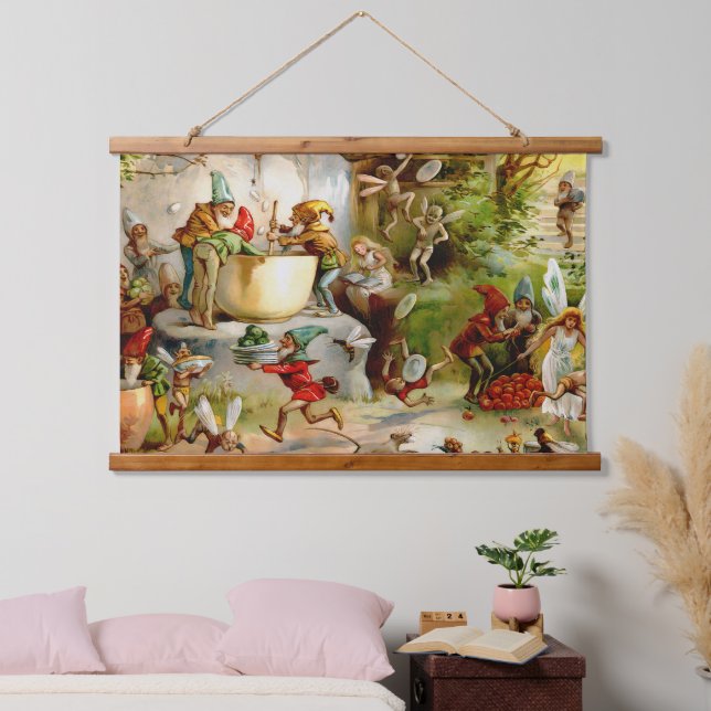 Tapisserie Suspendue La cuisine des Gnomes - 1895 (Chambre à coucher)