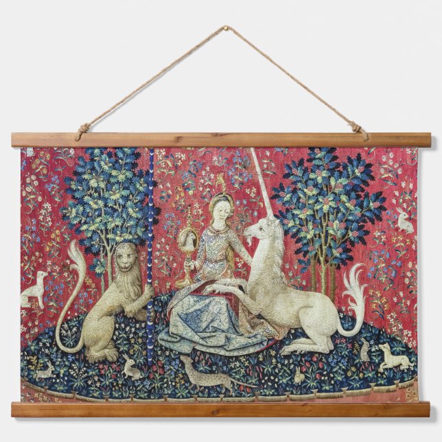 Tapisserie Suspendue La Dame et la licorne, Vue (Devant)