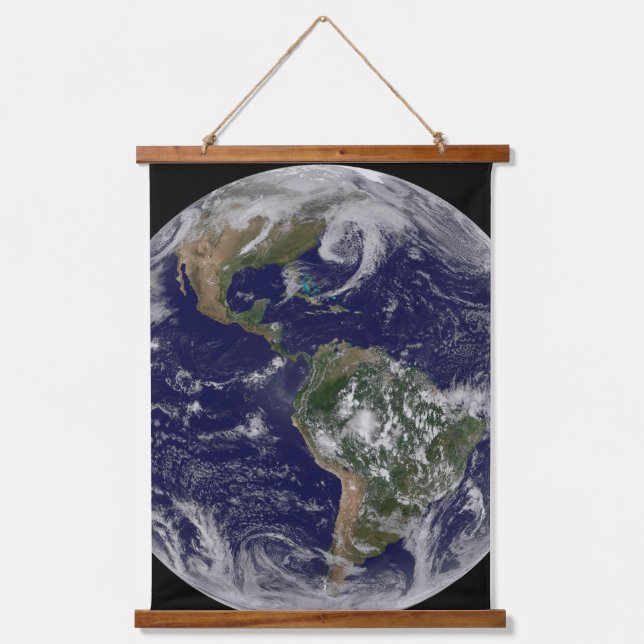 Tapisserie Suspendue La Terre Pleine Montre Des Systèmes À Faible Press (Recto)