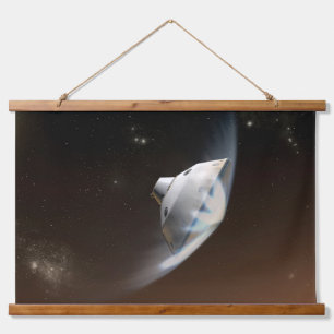 Tapisserie Suspendue Laboratoire des sciences de Mars - Capsule Aérocoq