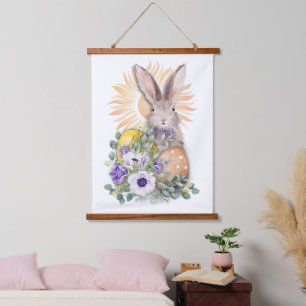 Tapisserie Suspendue Lapin de Pâques adorable 24"x36"