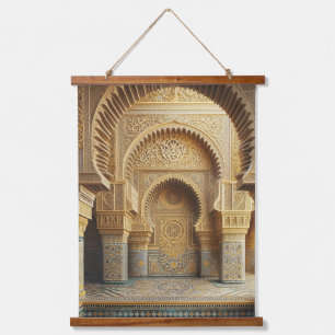 Tapisserie Suspendue L'Art de l'architecture marocaine Zellige -Wall Ar
