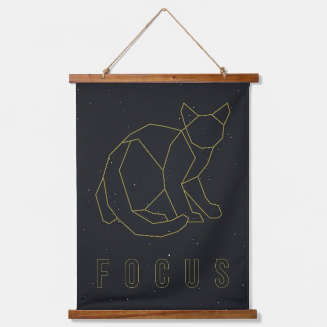 Tapisserie Suspendue L'auto-amour affirmation poster origami accent cha (Recto)