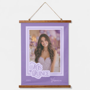 Tapisserie Suspendue Lavender Mis Quince Quinceañera Photo