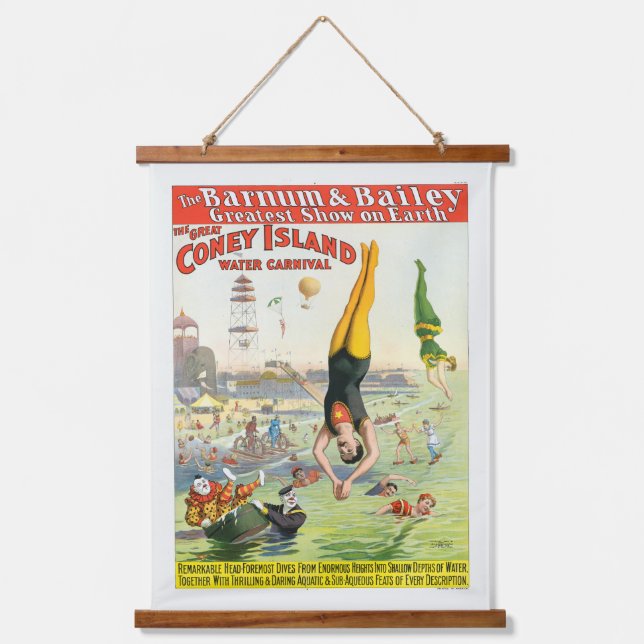 Tapisserie Suspendue Le Carnaval de la Grande île de Coney (Recto)