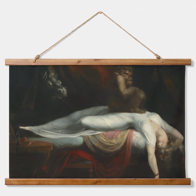 Tapisserie Suspendue Le cauchemar Henry Fuseli Peinture (Devant)