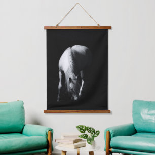 Tapisserie Suspendue Le cheval blanc