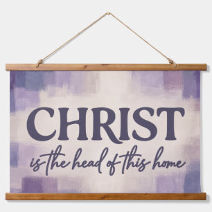 Tapisserie Suspendue Le Christ est le chef de cette maison Chrétien
