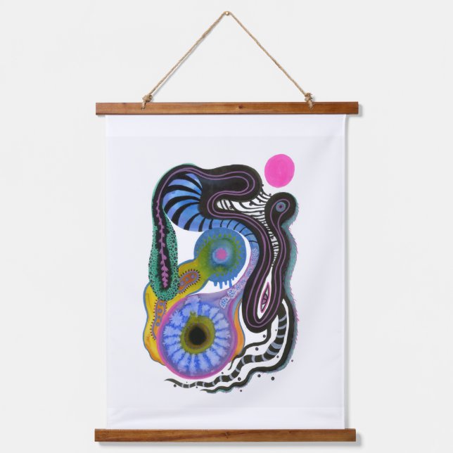 Tapisserie Suspendue Le cycle de vie (Recto)