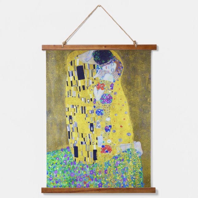 Tapisserie Suspendue Le Kiss, Gustav Klimt (Recto)