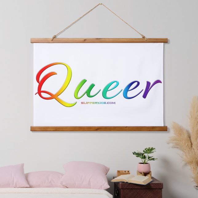 Tapisserie Suspendue Le mot unique expressif et étrange de SlipperyJoe  (Chambre à coucher)