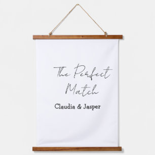 Tapisserie Suspendue Le nom de couple parfait mariage simple