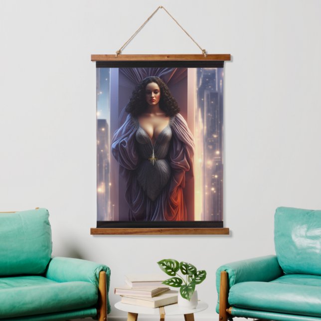 Tapisserie Suspendue Le passage d'une ère par Xzendor7 (Salon)