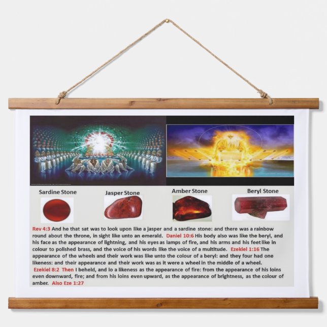 TAPISSERIE SUSPENDUE LE PÈRE DU VISAGE DU CIEL (Devant)