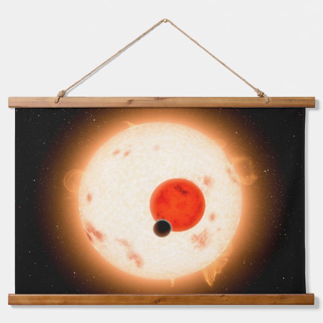 Tapisserie Suspendue Le système Kepler-16. (Devant)