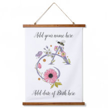 Lettre décorée A personnalisable