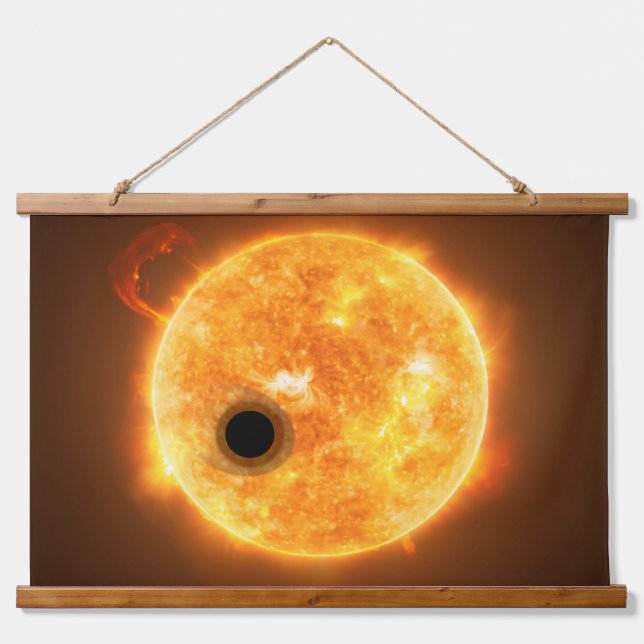 Tapisserie Suspendue L'Exoplanet Wasp-107b Est Un Géant De Gaz (Devant)