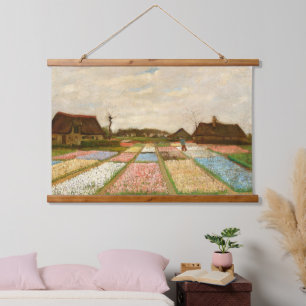 Tapisserie Suspendue Lits à fleurs en Hollande par Vincent Van Gogh