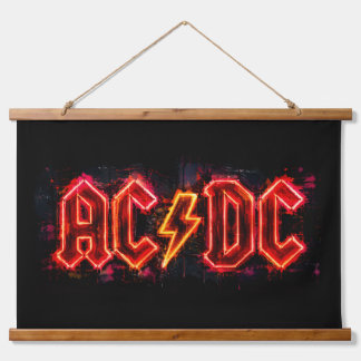 Tapisserie Suspendue Logo de fanart ACDC