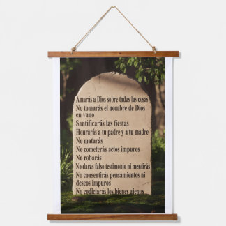 Tapisserie Suspendue Los 10 mandamientos