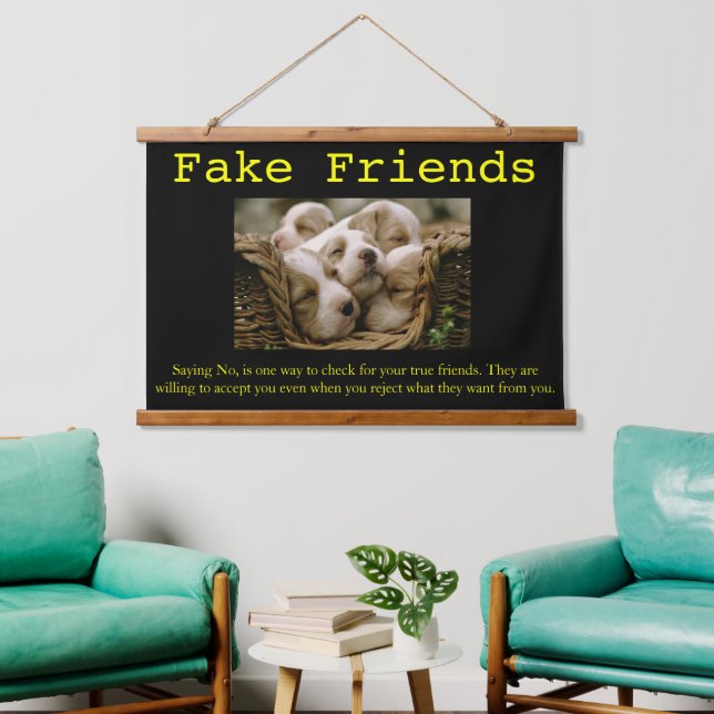 Tapisserie Suspendue LOVE Puppies ensemble dans un panier Hanging le mo (Salon)