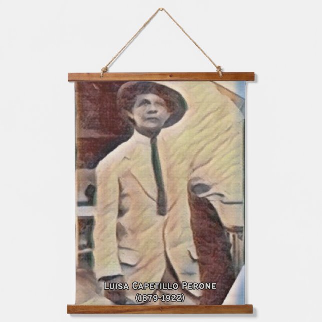 Tapisserie Suspendue Luisa Capetillo (Recto)