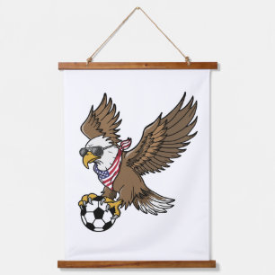 Tapisserie Suspendue Lunettes de soleil aigle de football USA cool vint