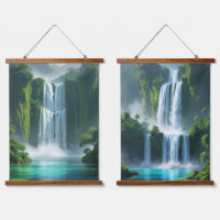 majestueuse cascade à plusieurs niveaux