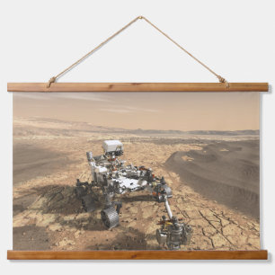 Tapisserie Suspendue Mars 2020 Rover Sur La Surface De Mars.
