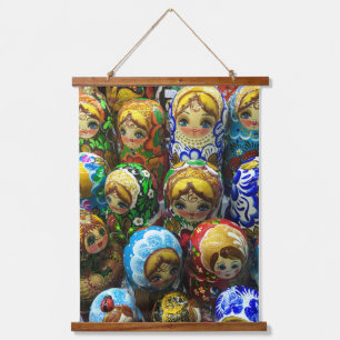 Tapisserie Suspendue Matryoshka Poupées Souvenir Kiosque Voyage Photo