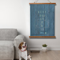 Meilleur Chien Sitter Jamais Bois Tourné Tapisseri