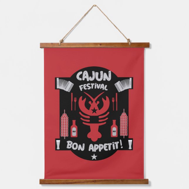Tapisserie Suspendue Meilleurs cuisiniers cajuns    (Recto)