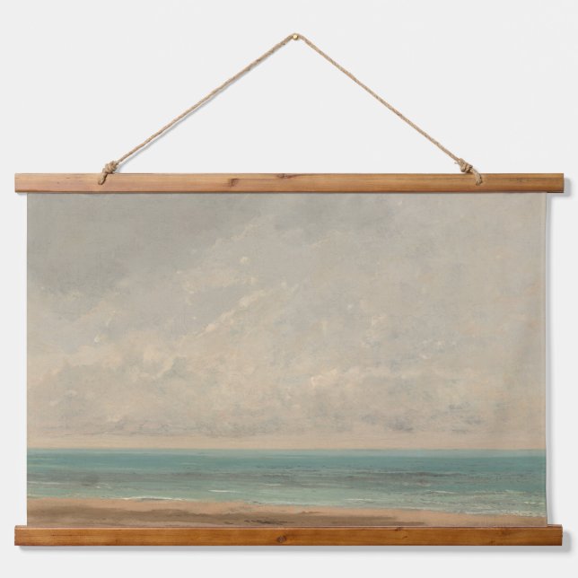 Tapisserie Suspendue Mer Calme 1866 Gustave Courbet National Gallery (Devant)