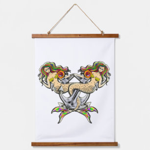 Tapisserie Suspendue Mermaids - Design nautique pour les amoureux des o